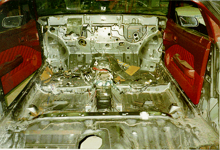 Probe interior removed